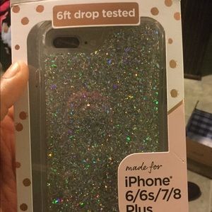 Glitter Iphone case - fits 6-8plus